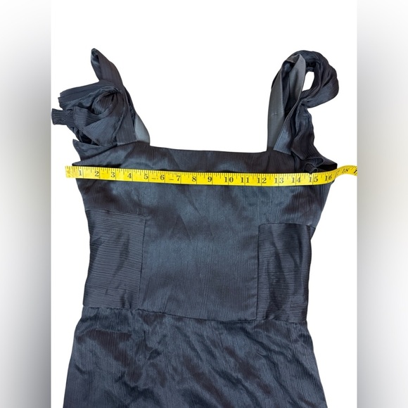 Maryam Torabi custom black maxi dress formal gown in soft fabric.  E48 - Picture 13 of 15